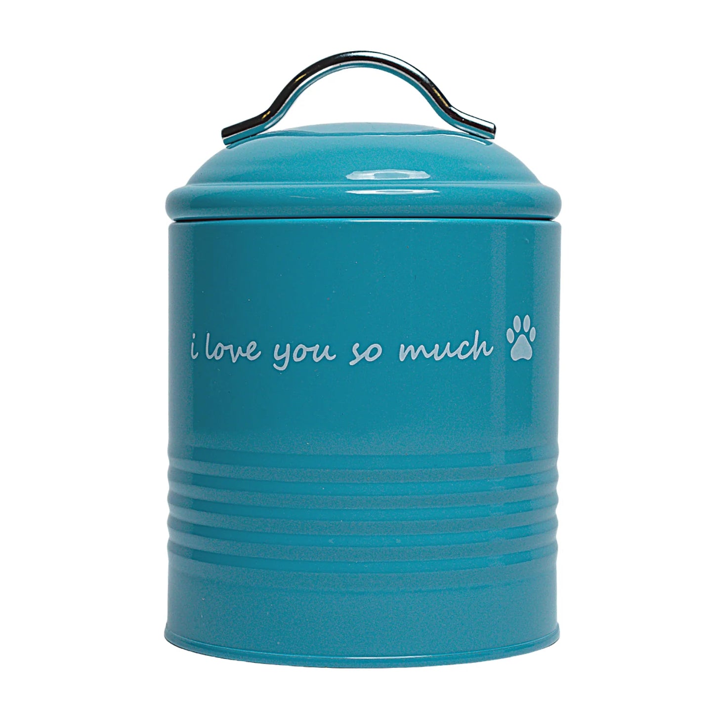 "I Love You so Much" Dog Treat Printed Canister Gift Set