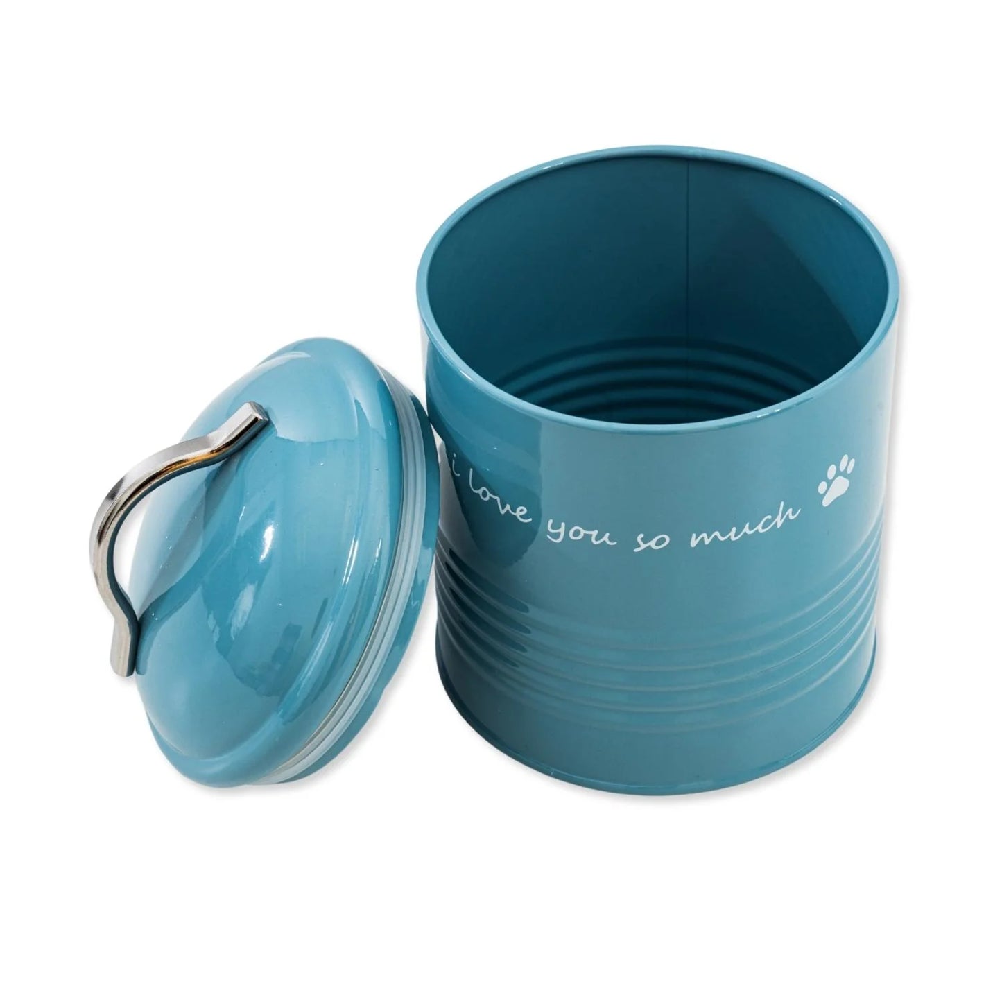 "I Love You so Much" Dog Treat Printed Canister Gift Set
