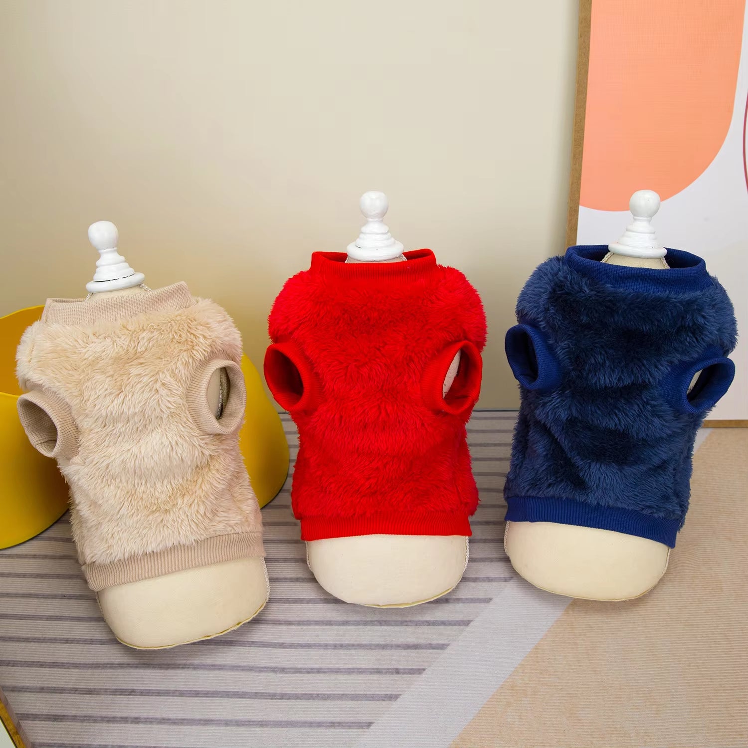 Warm Thermal Fleece Dog Winter Clothes Pet Dog Sweater for Small Dogs, Fashion Designer Chihuahua Apparel 2024 Puppy Clothes