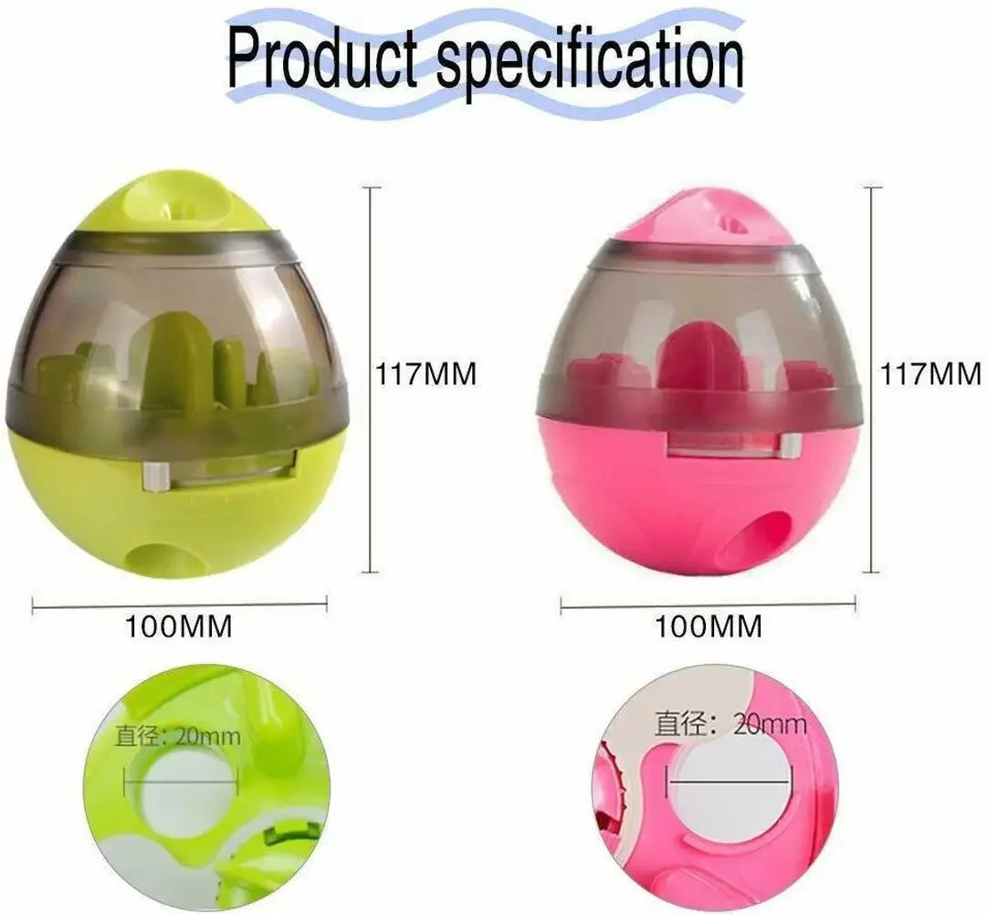 Interactive Dog Toys Slow Food Ball Food Dispenser IQ Treat Ball Smarter Pet Toys for Dogs Playing Training Balls Pet Supplies