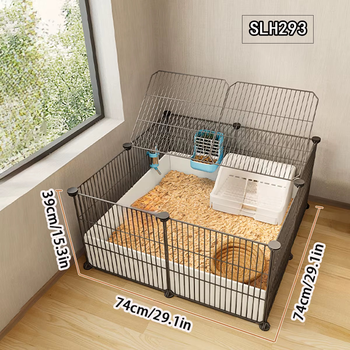 Rabbit Cage Household Indoor Special Extra Large Encrypted Urine Spray Guinea Pig Guinea Pig Cage Fence Rabbit Nest Rabbit Cage