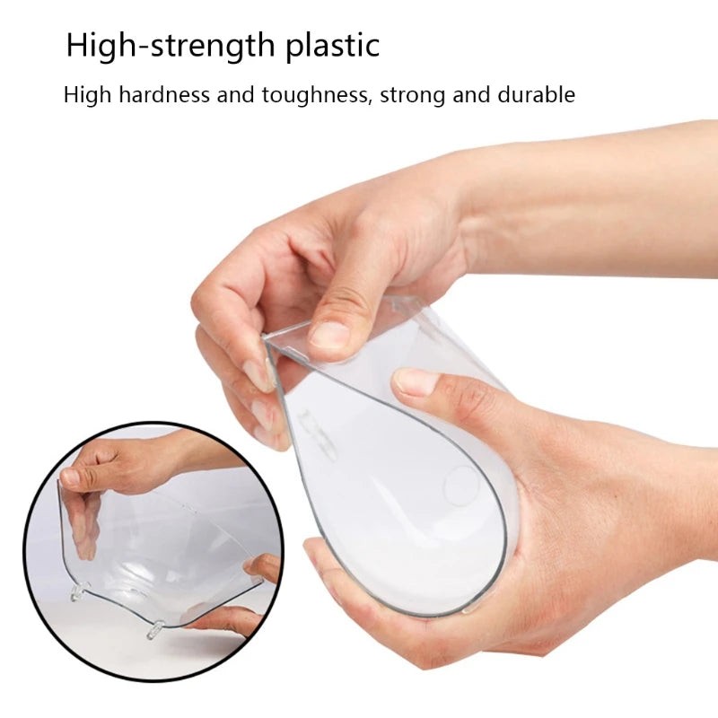 Bird Bath Bathtub Bath Box Bird Cleaning Tool Cage Accessories Parrot Bath Transparent Plastic Hanging Tub