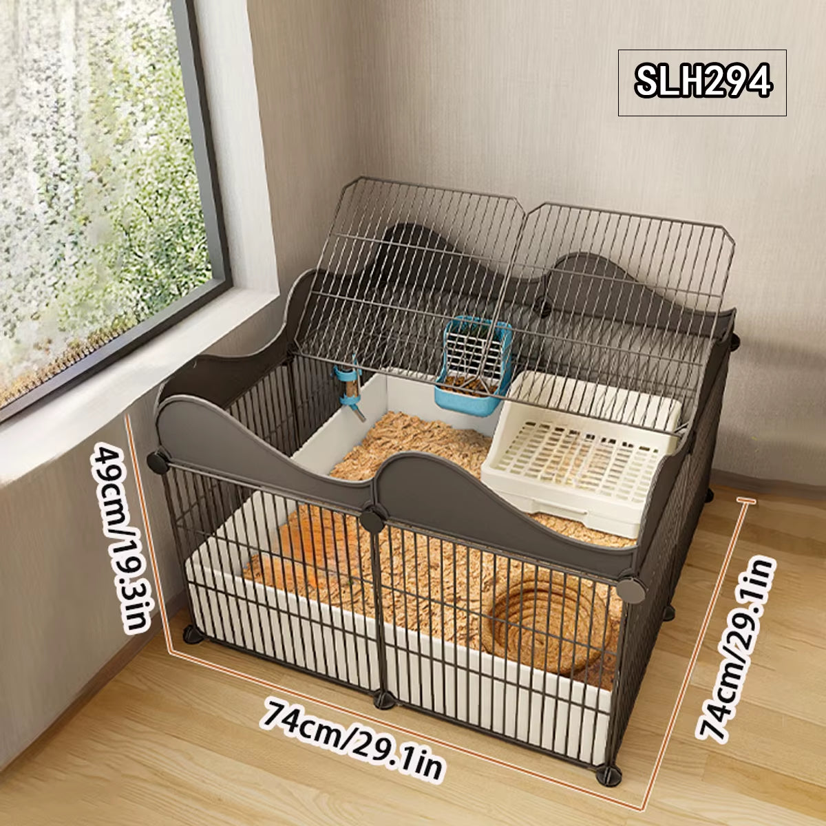 Rabbit Cage Household Indoor Special Extra Large Encrypted Urine Spray Guinea Pig Guinea Pig Cage Fence Rabbit Nest Rabbit Cage