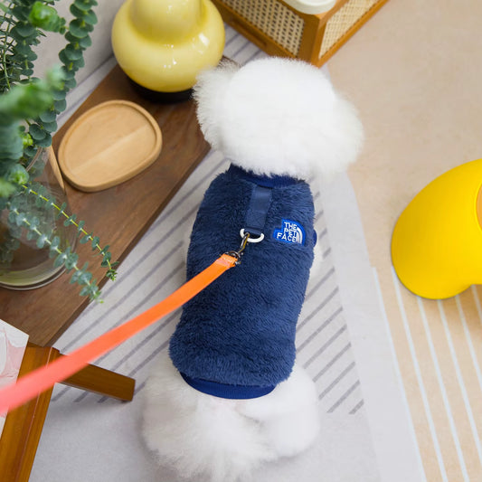 Warm Thermal Fleece Dog Winter Clothes Pet Dog Sweater for Small Dogs, Fashion Designer Chihuahua Apparel 2024 Puppy Clothes