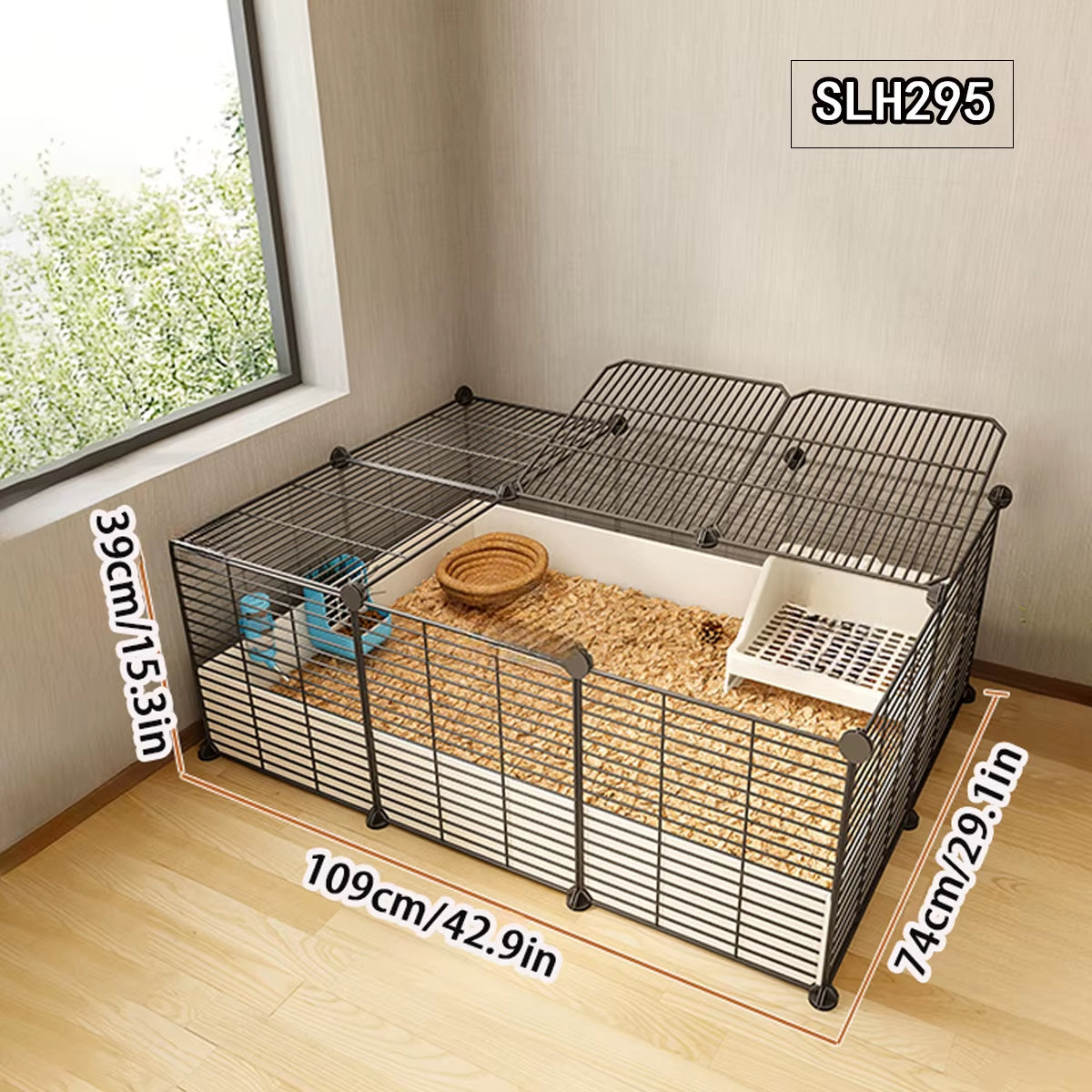 Rabbit Cage Household Indoor Special Extra Large Encrypted Urine Spray Guinea Pig Guinea Pig Cage Fence Rabbit Nest Rabbit Cage