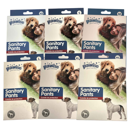 Dog Period Sanitary Pants - Female Puppy Heat Urination in Season Hygiene Diaper