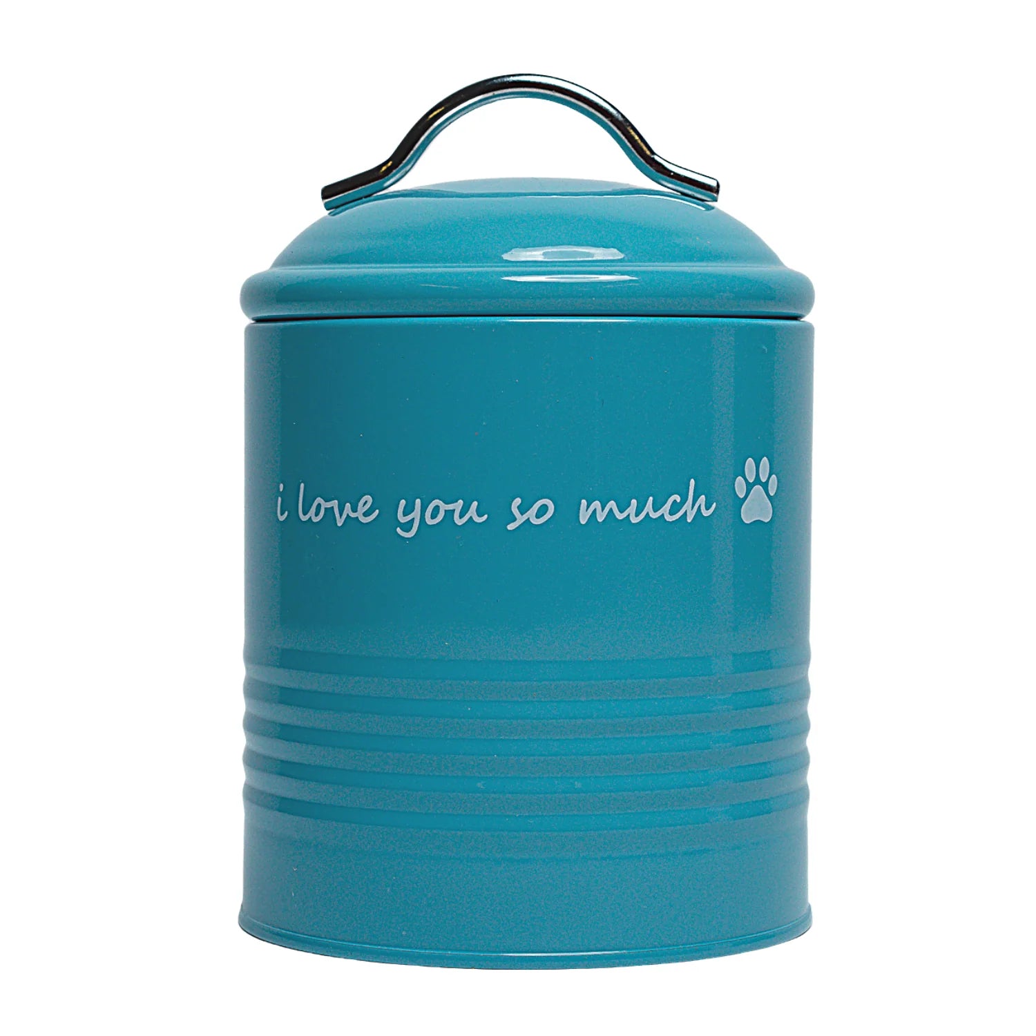 "I Love You so Much" Dog Treat Printed Canister Gift Set