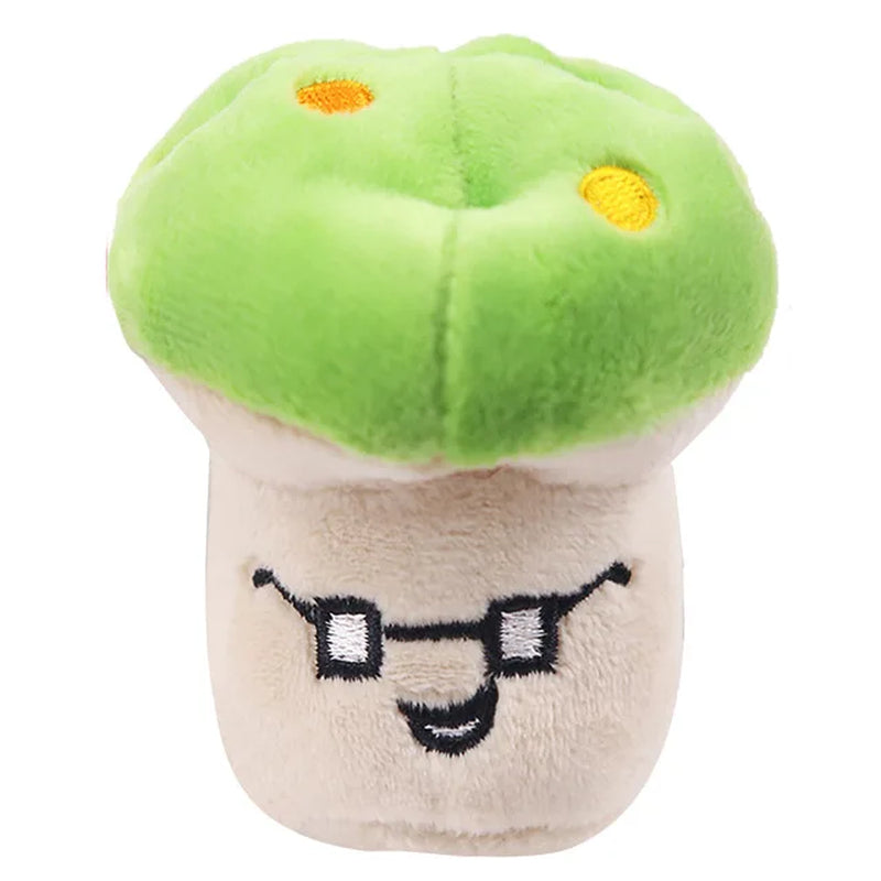 Pet Puppy Cat Donuts Squeaky Plush Toy Chew Squeaker Sound Dog Play Bite Toys Watermelon Ice Cream Star Banana Lobster Orange