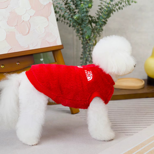Warm Thermal Fleece Dog Winter Clothes Pet Dog Sweater for Small Dogs, Fashion Designer Chihuahua Apparel 2024 Puppy Clothes