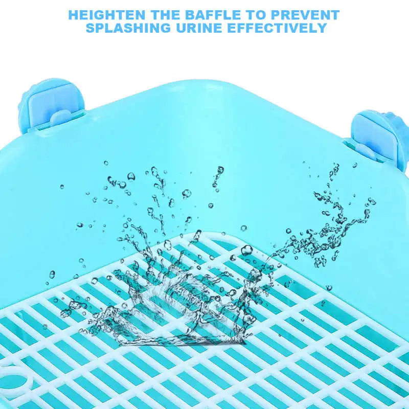 Rabbit Toilet Square Shape Pet Toilet Small Animal Toilet for Rabbit Chinchilla Guinea Pig Cage Hamster Bathroom Small Pet Cage