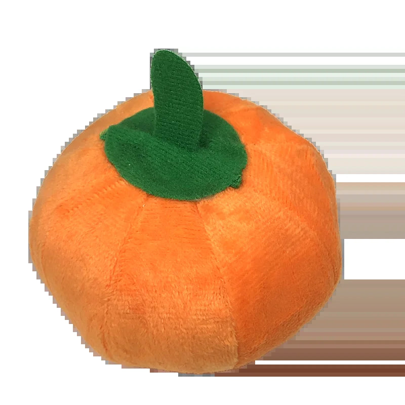 Pet Puppy Cat Donuts Squeaky Plush Toy Chew Squeaker Sound Dog Play Bite Toys Watermelon Ice Cream Star Banana Lobster Orange