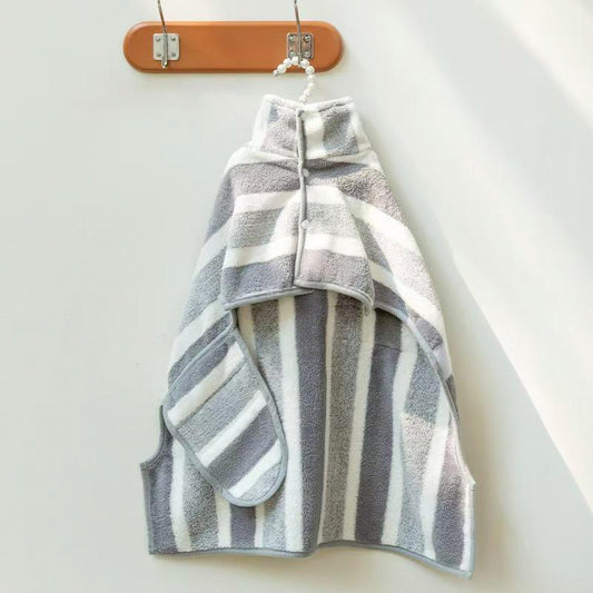 Two-Color Dog Bathrobe Towels in Sizes S, M, and L, Super Absorbent Pet Bathrobes Suitable for Small, Medium, and Large Dogs, Quick-Drying, Adjustable Design, Perfect for Pet Dogs.