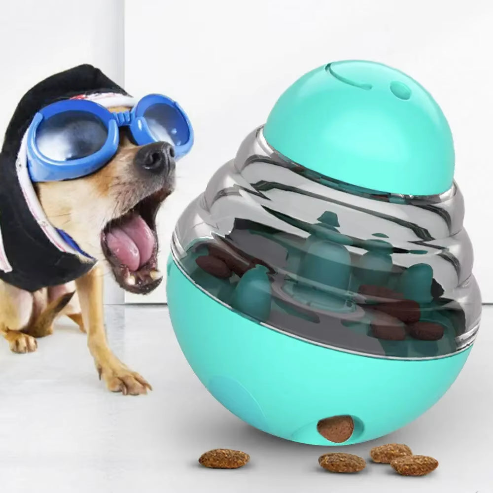 Interactive Dog Toys Slow Food Ball Food Dispenser IQ Treat Ball Smarter Pet Toys for Dogs Playing Training Balls Pet Supplies
